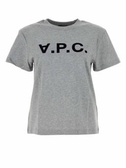 A.P.C. - Melange Grey Cotton T-Shirt