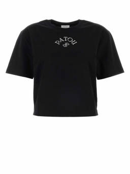 Patou - Black Crew Neck Logo T-Shirt (M)