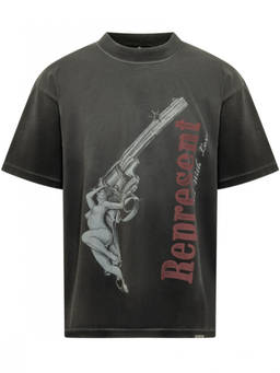 REPRESENT - Black Crew Neck T-Shirt (M)