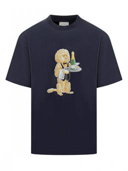 Drole De Monsieur - Navy Blue Graphic T-Shirt
