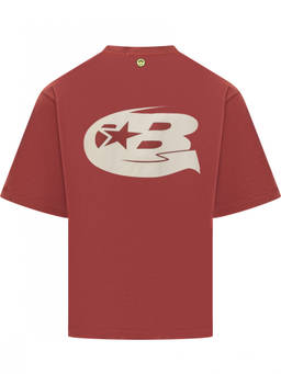 Barrow'S - Red Crew Neck T-Shirt
