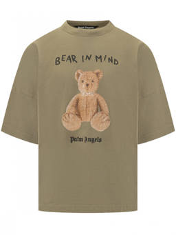 Palm Angels - Green Crew Neck T-Shirt (S)