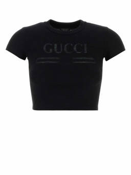 Gucci - Black Logo Crew Neck T-Shirt