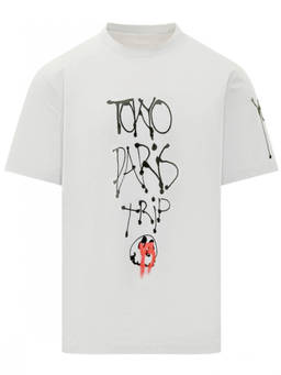 Y-3 - Grey Crew Neck T-Shirt