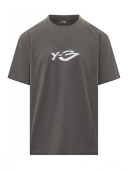 Y-3 - Dark Grey Logo T-Shirt (M)