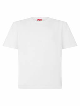 Diesel - White Crew Neck T-Shirt
