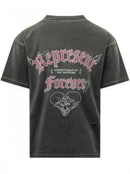 REPRESENT - Black Crew Neck T-Shirt