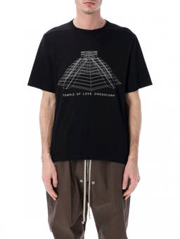 Rick Owens - Black Graphic Print T-Shirt