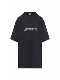 Carhartt - Black Crew Neck Logo T-Shirt