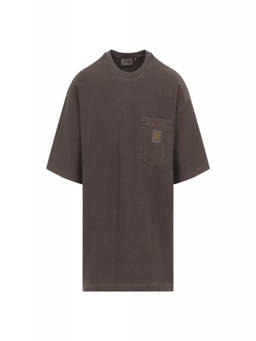 Carhartt - Brown Loose Crew Neck T-Shirt