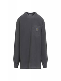 Carhartt - Black Full Sleeves Logo T-Shirt