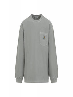 Carhartt - Green Full Sleeves Logo T-Shirt