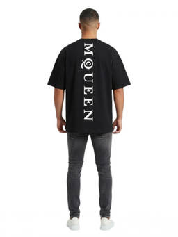 Alexander McQueen - Black Crew Neck Logo T-Shirt