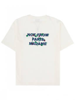 Drole De Monsieur - Off White Crew Neck T-Shirt (S)