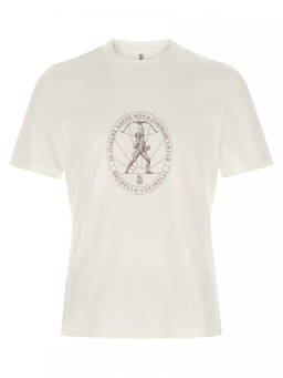 Brunello Cucinelli - White Crew Neck T-Shirt