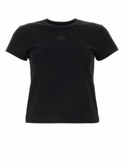 Alexander Wang - Black Cotton T-Shirt