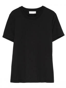 Roberto Collina - Black Crew Neck Short Sleeves T-Shirt (S)