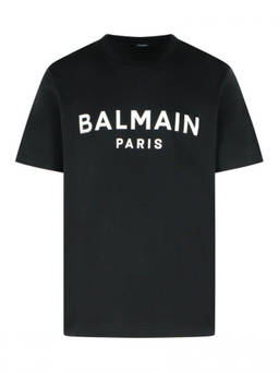 BALMAIN - Black Logo T-Shirt