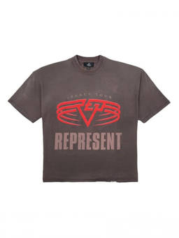 REPRESENT - Black Logo Crew Neck T-Shirt