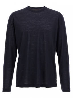 Zanone - Blue Light Wool T-Shirt (XL)