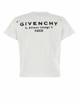 Givenchy - White Crewneck Logo T-Shirt