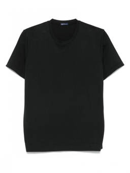 Finamore 1925 - Black Cotton T-Shirt