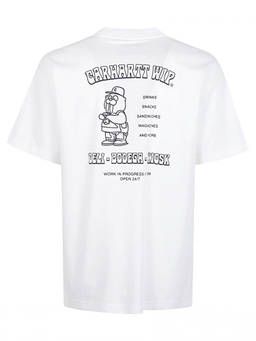 Carhartt WIP - White Crewneck Logo T-Shirt (XL)