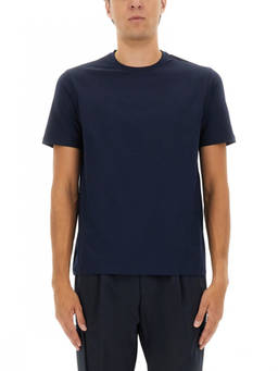 Herno - Navy Blue Crew Neck T-Shirt