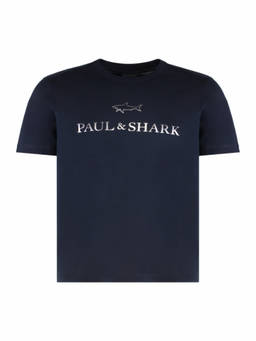 Paul & Shark - Navy Blue Logo T-Shirt