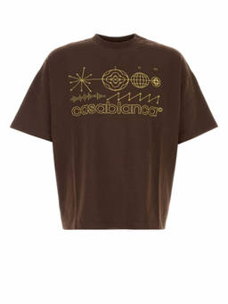 Casablanca - Brown Crew Neck T-Shirt