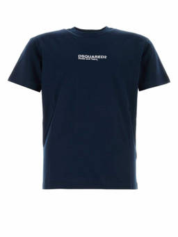 Dsquared2 - Navy Blue Cotton T-Shirt