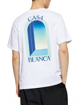 Casablanca - White Graphic Logo T-Shirt