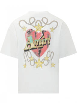Amiri - White Graphic Logo T-Shirt