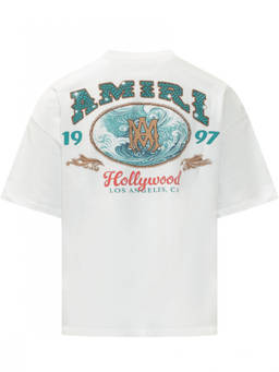 Amiri - White Graphic Logo T-Shirt