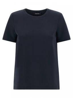Max Mara - Blue Crew Neck Embroidered T-Shirt