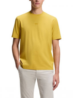Boss - Yellow Logo Print T-Shirt