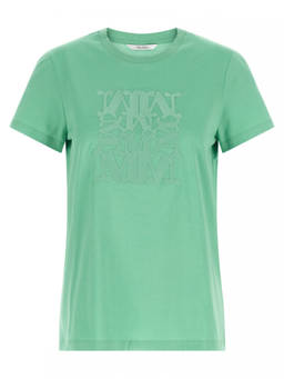 Max Mara - Green Embroidered Crew Neck T-Shirt