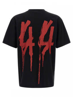 44 Label Group - Black Crewneck Printed T-Shirt (L)
