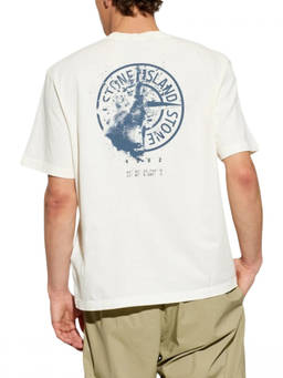 Stone Island - Off White Logo T-Shirt