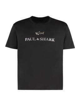 Paul & Shark - Black Logo Crew Neck T-Shirt