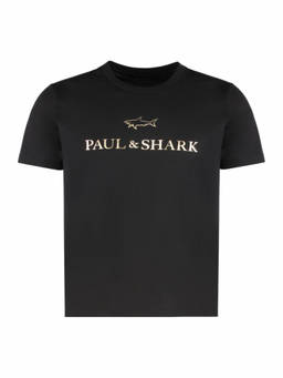 Paul & Shark - Black Logo Crew Neck T-Shirt