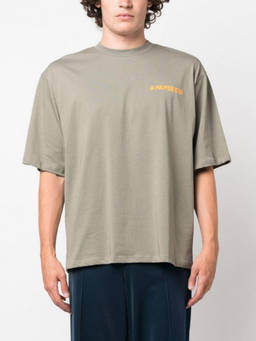 A Paper Kid - Olive Logo Detail T-Shirt (XS)