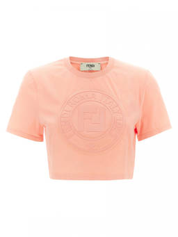 Fendi - Pink Fendi Roma T-Shirt