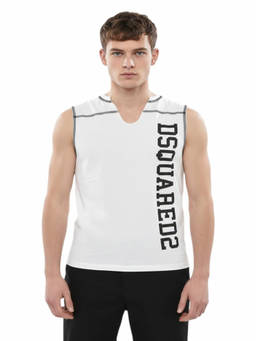 Dsquared2 - White Sleeveless T-Shirt