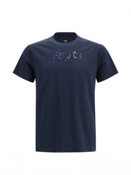 Fendi - Navy Blue Logo T-Shirt