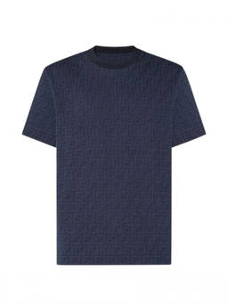 Fendi - Navy Blue Logo T-Shirt