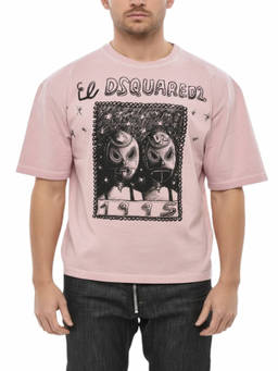 Dsquared2 - Pink Crew Neck T-Shirt