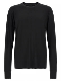 Thom Krom - Black Solid Crew Neck T-Shirt