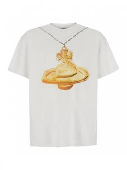 Vivienne Westwood - White Crew Neck T-Shirt