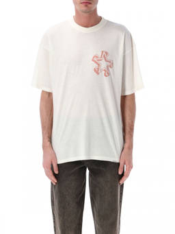 REPRESENT - White Crew Neck T-Shirt